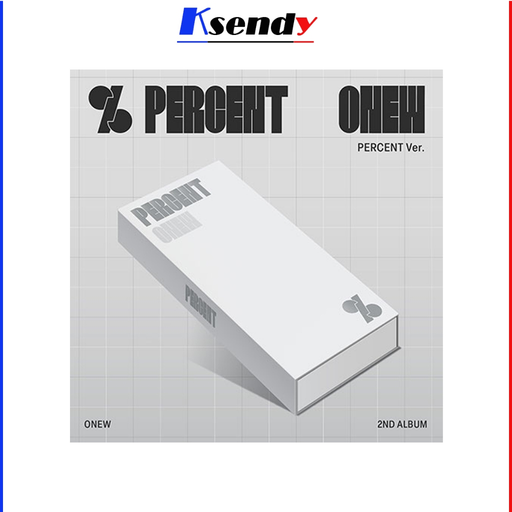 ( Shinee ) ONEW 2nd Album [ PERCENT ] PERCENT Ver.