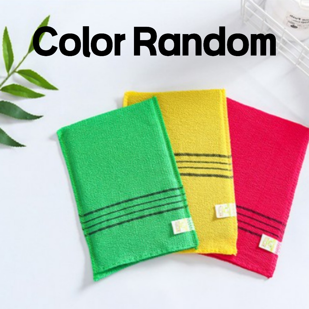 [K-Bath] Korean Italy Towel Body Scrubber – Exfoliating·Smooth Skin·Bath Essential / ชุด 5·10·15 / T