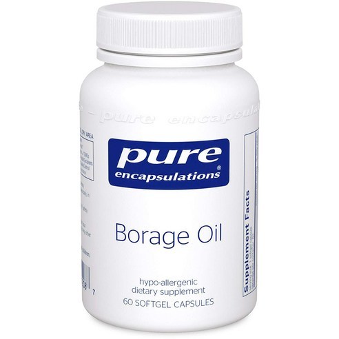 [ผลิตในสหรัฐอเมริกา] แคปซูลซอฟเจล Pure Encapsulation Borage Oil 60 นับ