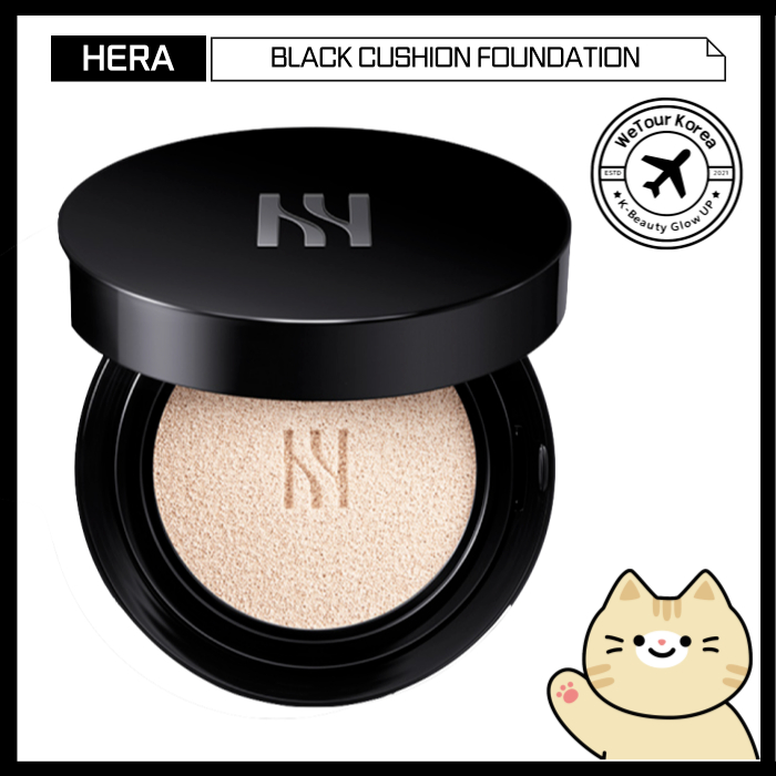 [HERA] รองพื้นคุชชั่นสีดํา - ปกปิดไร้ที่ติ On-the-Go!