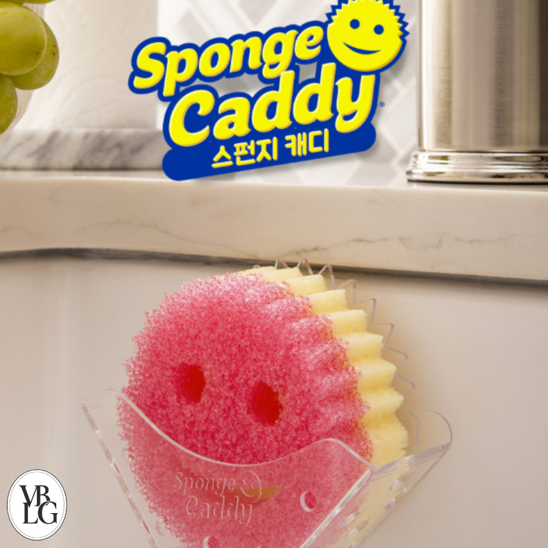 SCRUB DADDY ฟองน้ําแคดดี้ Universal Sink Organizer สําหรับ Scrub Daddy Products ไม่มีหยด ปลอดสนิม ติ