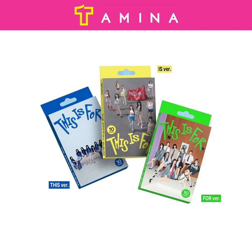 TWICE 4th Album THIS IS FOR POLAROID ver.