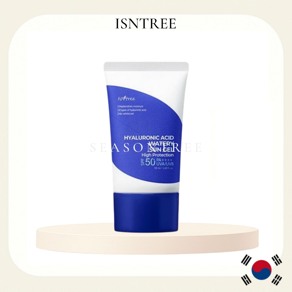 [ISNTREE] Hyaluronic Acid Watery Sun Gel 50ml SPF50+ PA++++Moisturizing Lightweight Daily Sunscreen