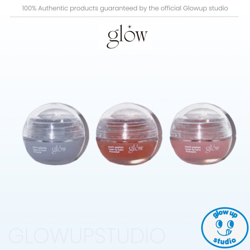 Glow Peach Peptide Lip Balm (3scents) Moisturizing Lip Care Hydrating Soft Lips
