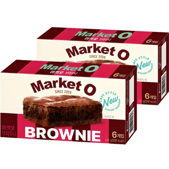 [Orion] Market O Brownie 120g x 2EA / ขนมเกาหลี