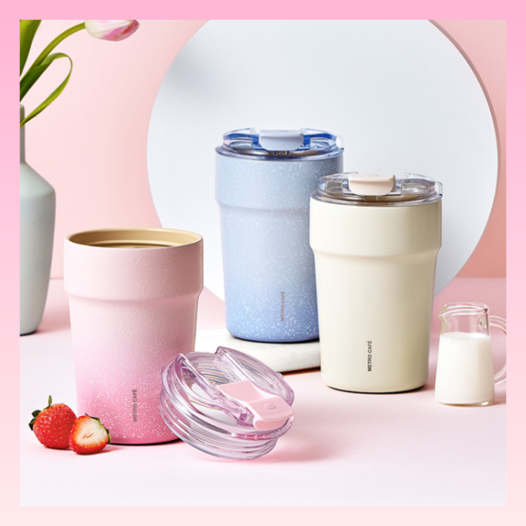 LocknLock Metro Cafe Ceramic Tumbler 400 มล