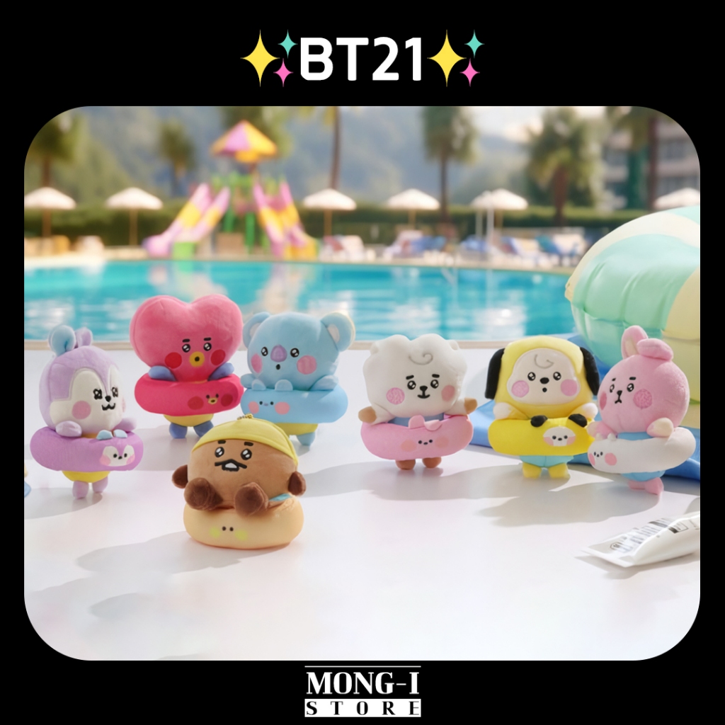 BT21 SPLASH EDITION BABY PLUSH KEYRING