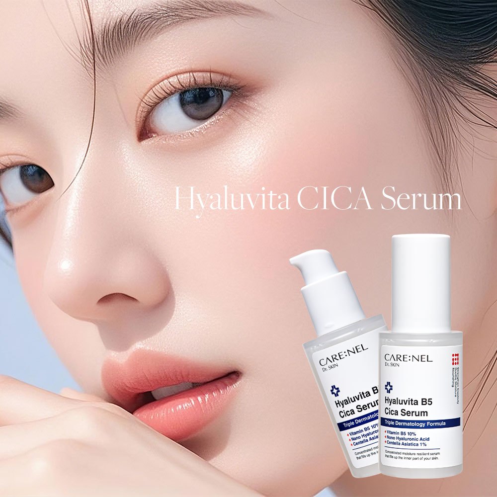 CARENEL Hyaluvita B5 Serum CICA Vitamin B5 Hyaluronic Centella Brightening