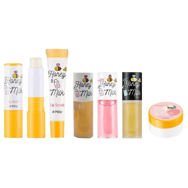[APIEU] Honey & Milk Lip Scrub/Lip Balm/Lip Oil / Lip Sleeping Pack / Lip Mask