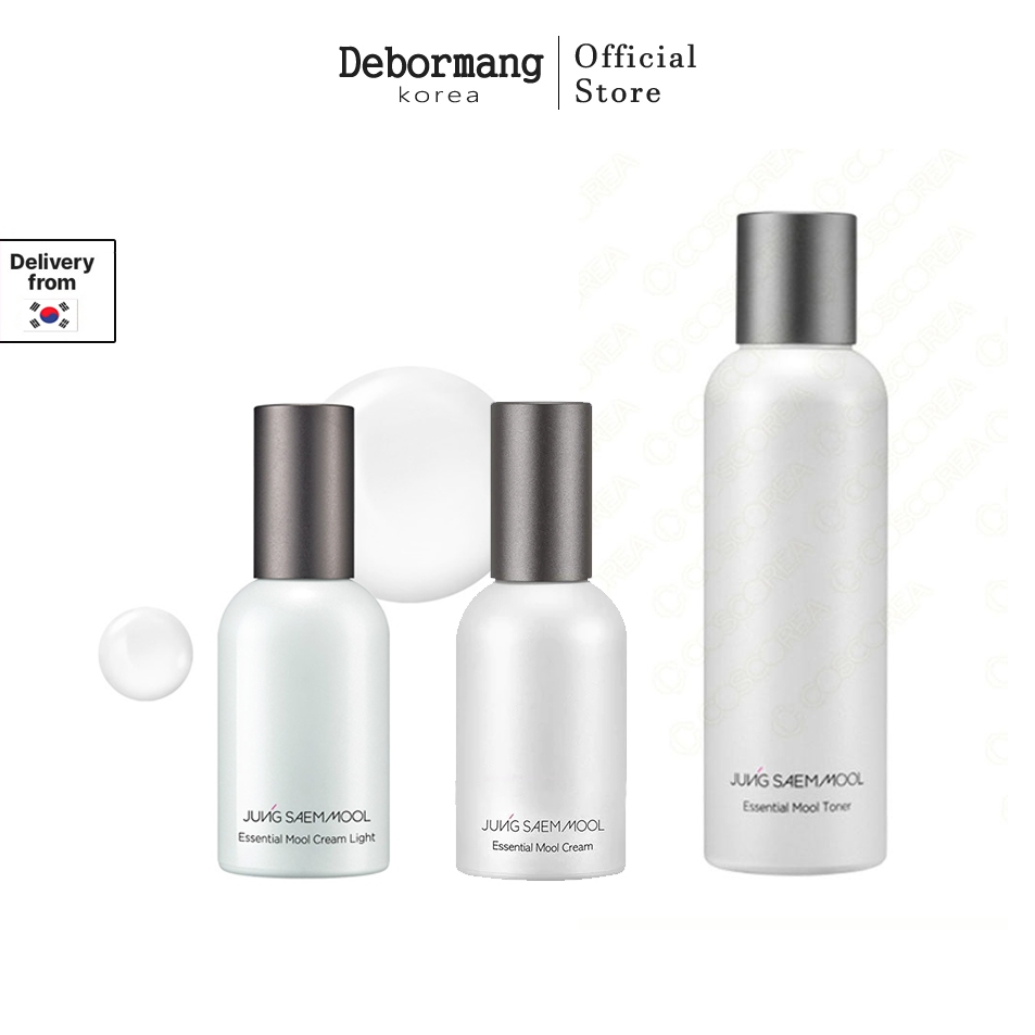 Jung SAEM Mool Essential Mool SET Cream 50ml, ครีมไลท์ 50ml, โทนเนอร์ 200ml