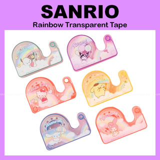 [SANRIO] เทปใสสีรุ้ง 12mm x 10m (Kitty / Mymelody / Kuromi /…