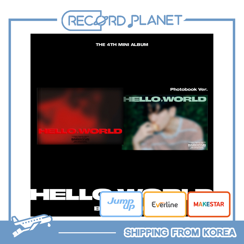 [Fansign POB] BAEKHYUN (EXO) The 4th Mini Album [Hello, World]