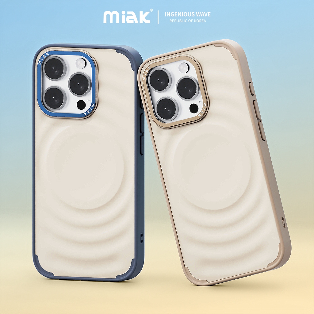 [1+1] Miak SCOOP สําหรับ iPhone 16 Pro Max 16 Pro 16 16e เคสป้องกันน้ําหนักเบา