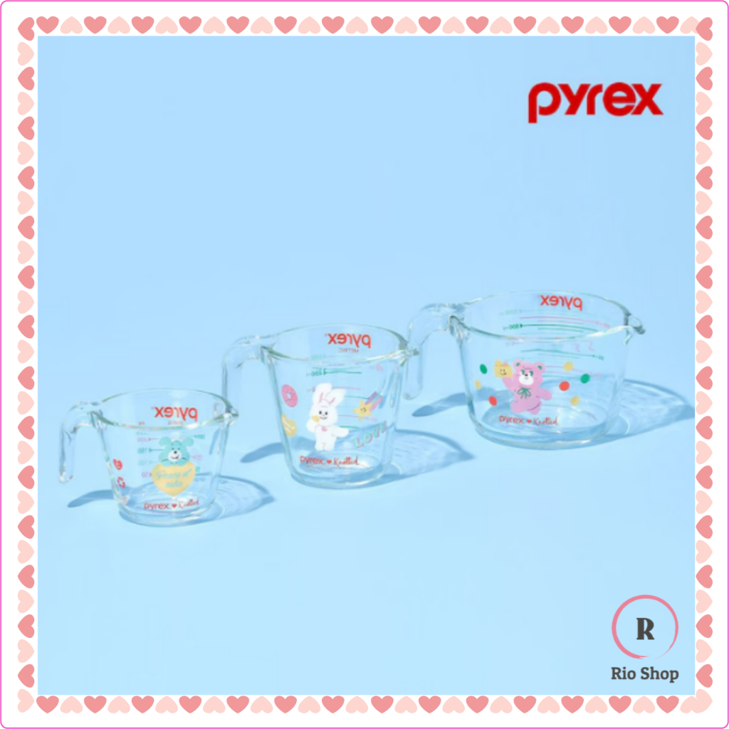 ถ้วยตวงทําอาหาร Pyrex x Knotted 3 ขนาด