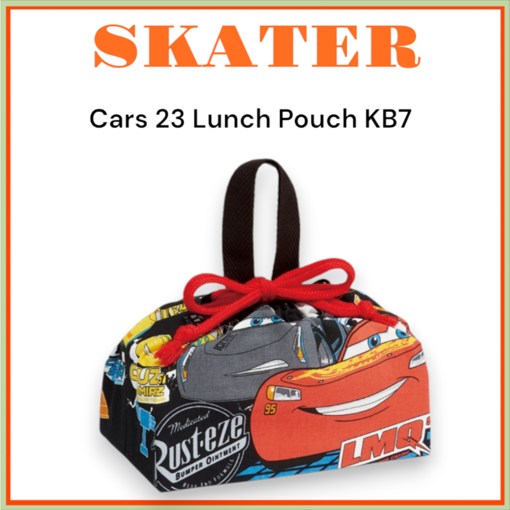 [SKATER] Cars 23 Lunch Pouch KB7