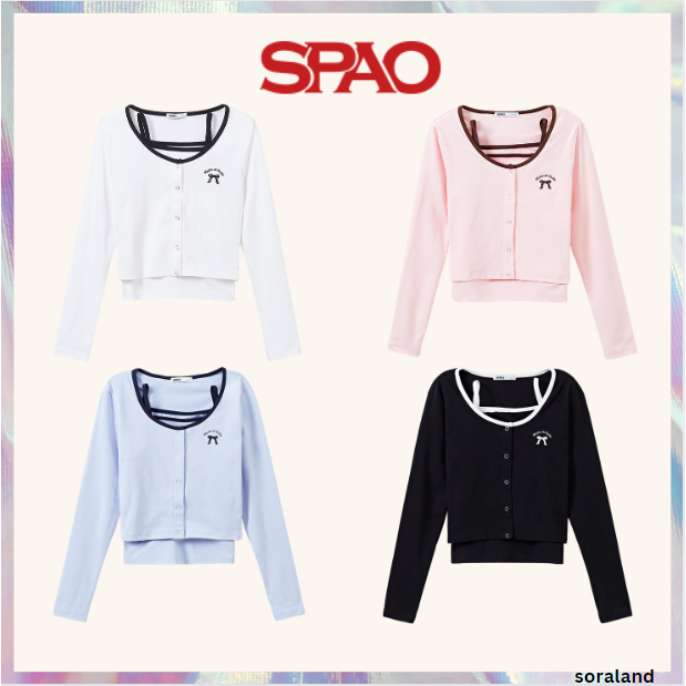 Spao Ribbon Nashi คาร์ดิแกน Set 4 สี