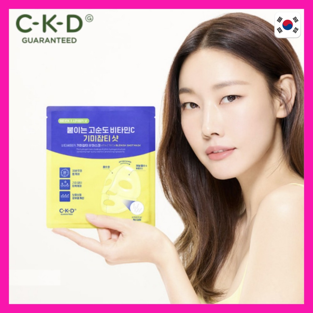 [CKD] Vita C Teca Blemish Shot Mask Sheet 34g, 1ea