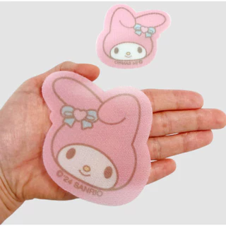 [Sanrio] Kitty/Kuromi/Mymelody Hair Holder Sheet 2P – No Creas Velcro Hair Pad สําหรับกิ๊บติดผม Wash & Makeup