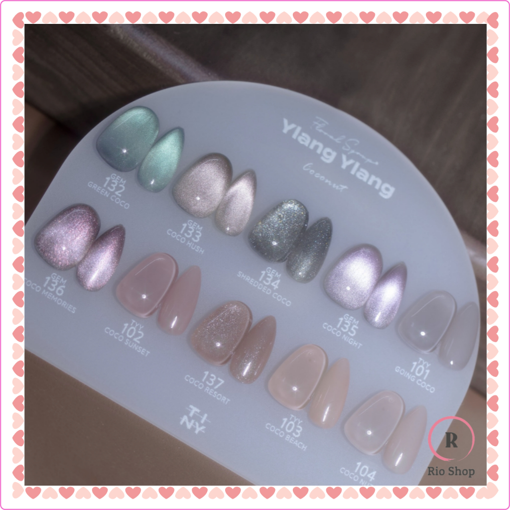 Tiny x กระดังงา Coconut 10 สี Set Nail