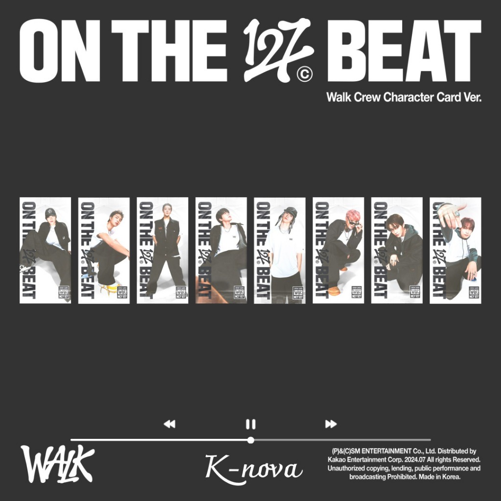 [PRE-ORDER] <NCT 127> อัลบั้มเต็ม 6 [Walk] (Walk Crew Character Card Ver.)(สมาร์ทอัลบั้ม)