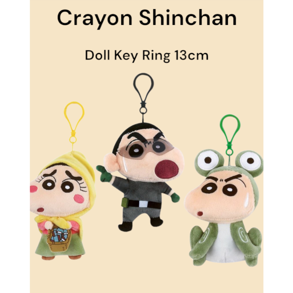 [Crayon Shinchan] Doll Key Ring 13cm Bag Keychain Bag Accessories