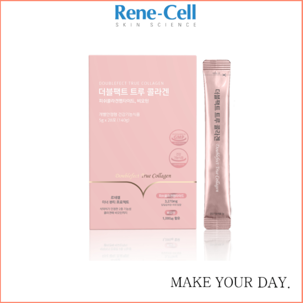 [Renecell] Doublefect True collagen 5g x 28P คอลลาเจนผง คอลลาเจนเกาหลี