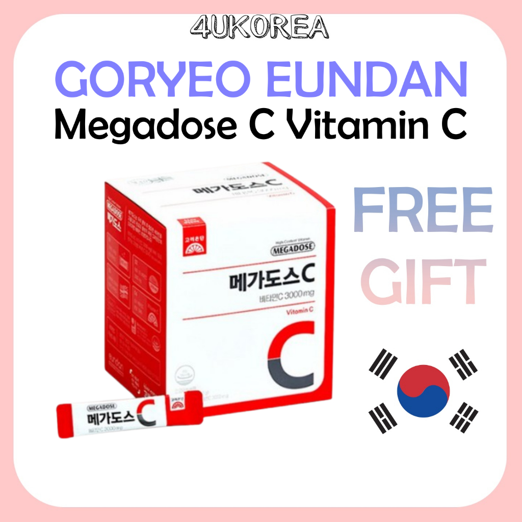 GORYEO EUNDAN Megadose C Vitamin C วิตามินซี 3000 3g x 60 sticks / K-HEALTH