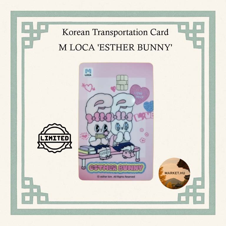 [EZL=CASHBEE] บัตรขนส่งเกาหลี Esther Bunny limited edition/ขนส่งสาธารณะเกาหลีและขนส่งร้านสะดวกซื้อได