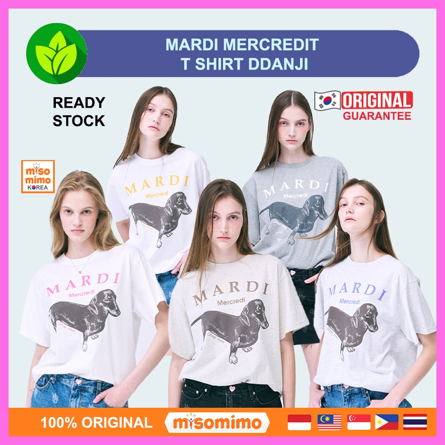 แท้ / พร้อมส่ง Mardi Mercredi TSHIRT DDANJI ของแท้ 100%