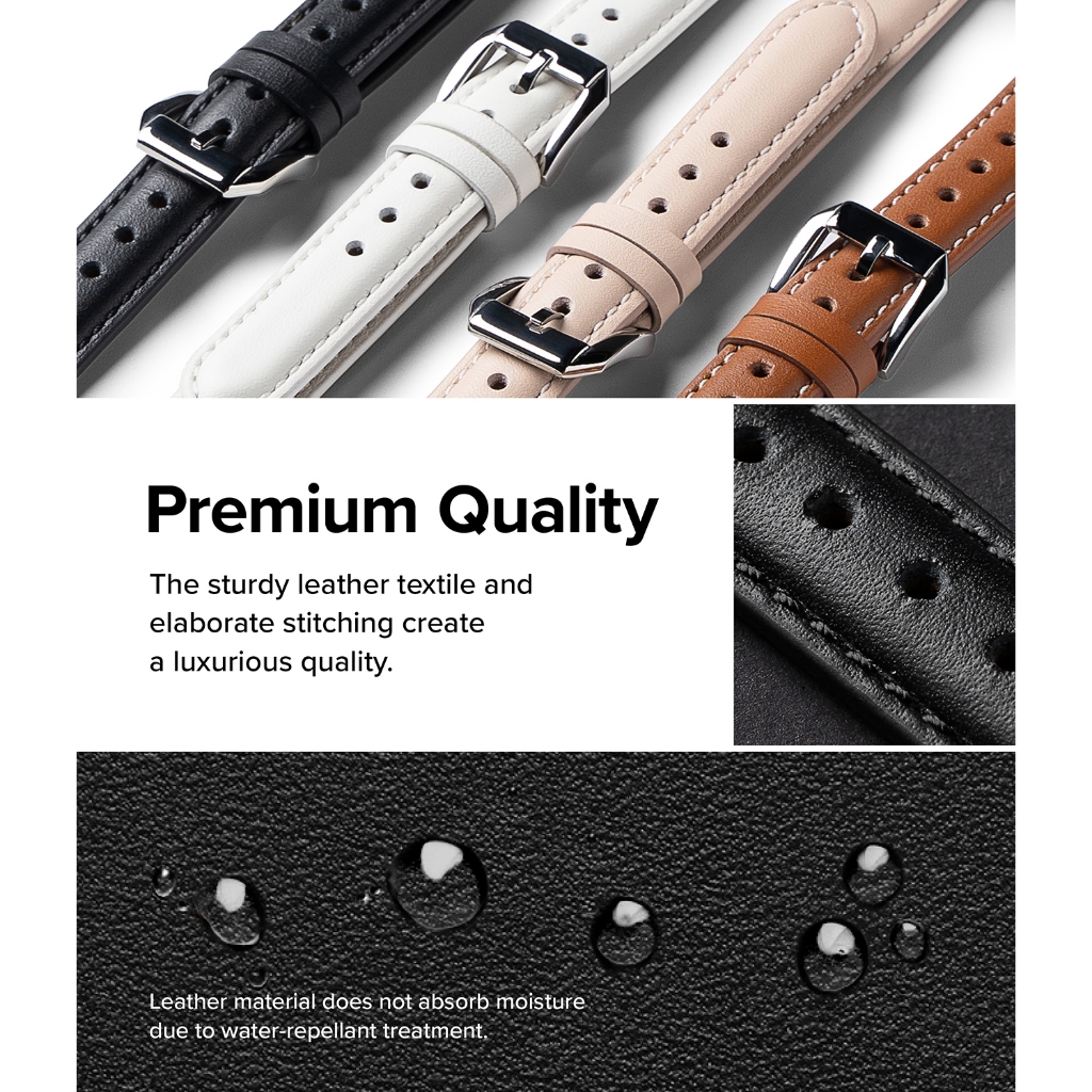 Ringke Leather One Padded Slim สําหรับ Apple Watch Series สายนาฬิกาสมาร์ทวอทช์ที่สวยงามและมีสไตล์ ราคา ถูกที่สุด ดีลบีเคเค แกลเลอรีภาพที่ 4