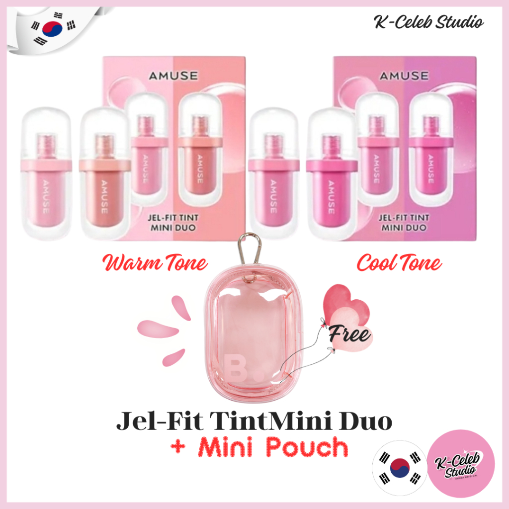 Amuse Jel-Fit Tint Mini Duo(Free Gift:Mini Pouch)
