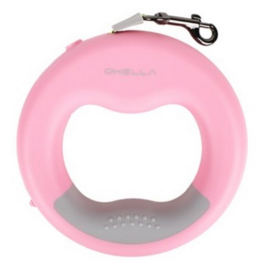 OHELLA LED สายจูงสุนัขแบบยืดหดได้ Night Walk Safety | USB Type-C ชาร์จใหม่ได้ | เทปสะท้อนแสง 2.5 ม |