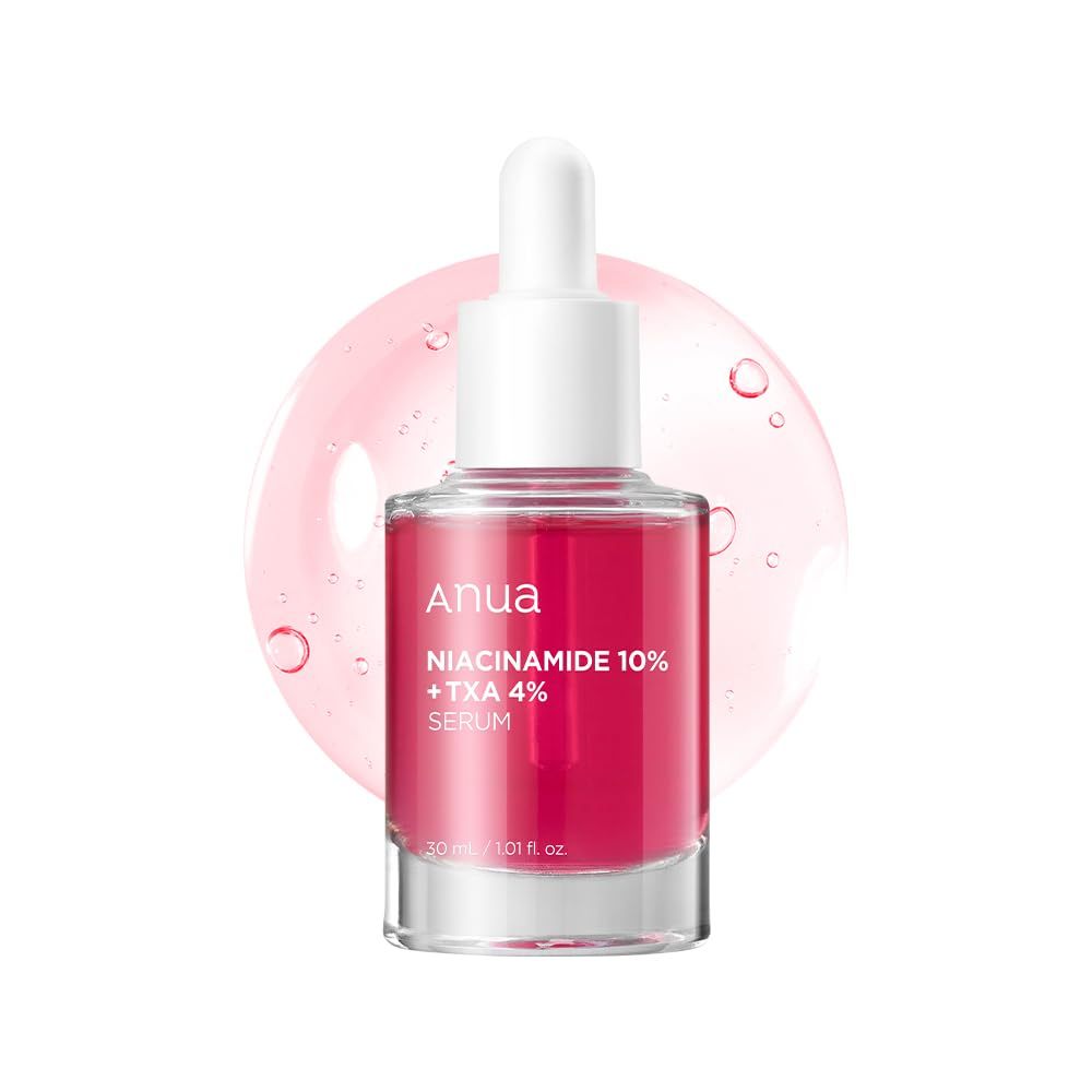 Anua 10% Niacinamide+ 4% Tranexamic Acid Serum, Ceramide, Hyaluronic Acid, Vitamin B12 สีธรรมชาติ, ส