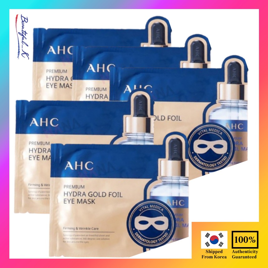 Ahc premium hydra gold foil eye mask, 5ea _Beautiful_K
