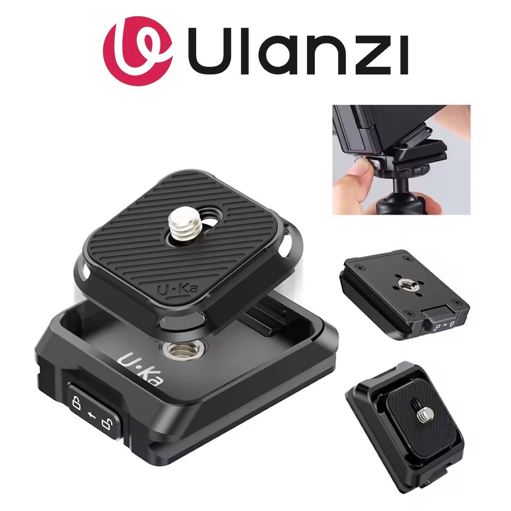 Ulanzi UKA01 Uka Quick Release Mount Plate Base Kit สําหรับกล้อง