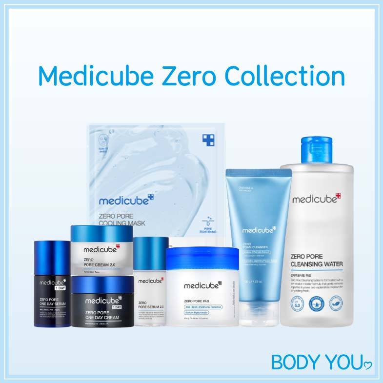 [Medicube] Zero Pore Collection - แผ่น | เซรั่ม | ครีม | คลีนเซอร์ (กระชับรูขุมขน) [ KR Direct ของแท้ 100%]