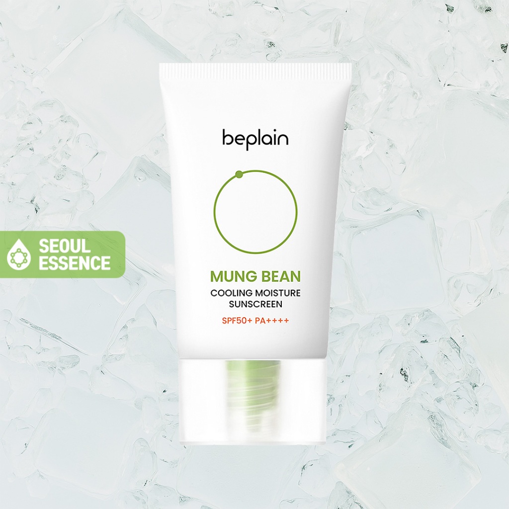 BEPLAIN Mung Bean Cooling Moisture Sunscreen SPF50+ PA++++ - บล็อกอย่างรวดเร็วทั้งรังสี UV และความร้อนของผิว (ครีมกันแดด, ซันบล็อก)