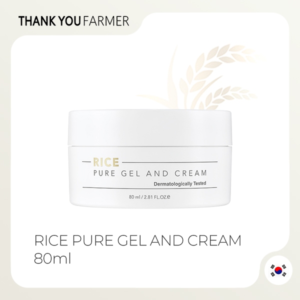 [THANK YOU FARMER] RICE PURE GEL AND CREAM 80ml