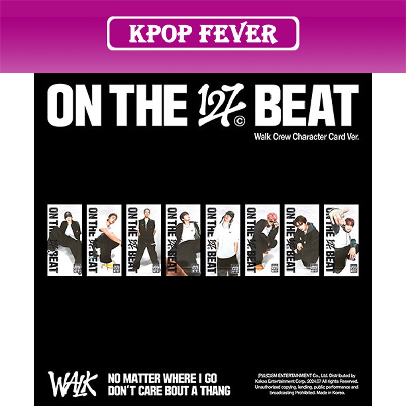NCT 127 - The 6th Album [ WALK ] Walk Crew Character Card Ver. (Smat Album)