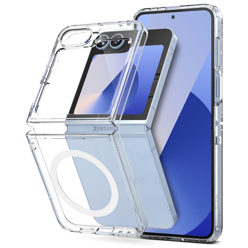 Ringke Fusion Magnetic สําหรับ Galaxy Z Flip 6 เคสใสน้ําหนักเบา