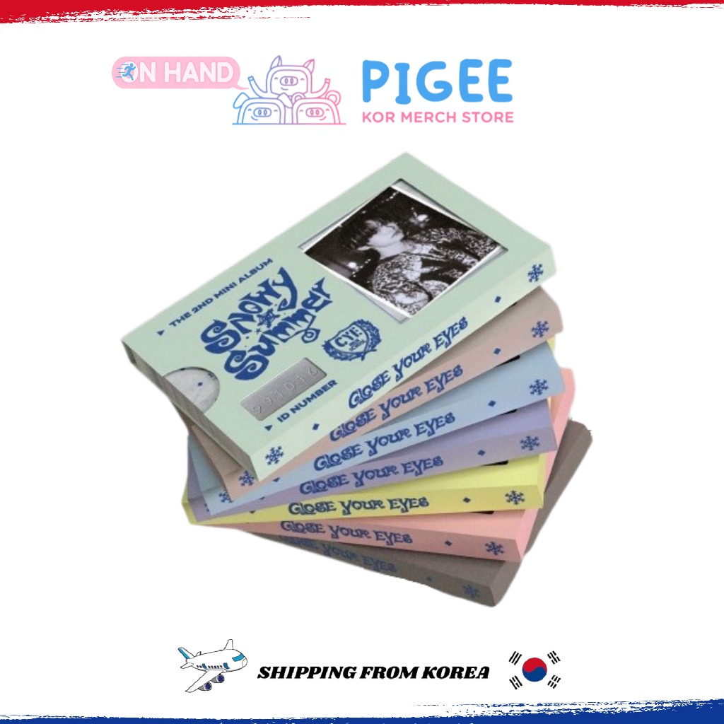 CLOSE YOUR EYES - [ SNOWY SUMMER ] 2ND MINI (ID CARD Ver.)