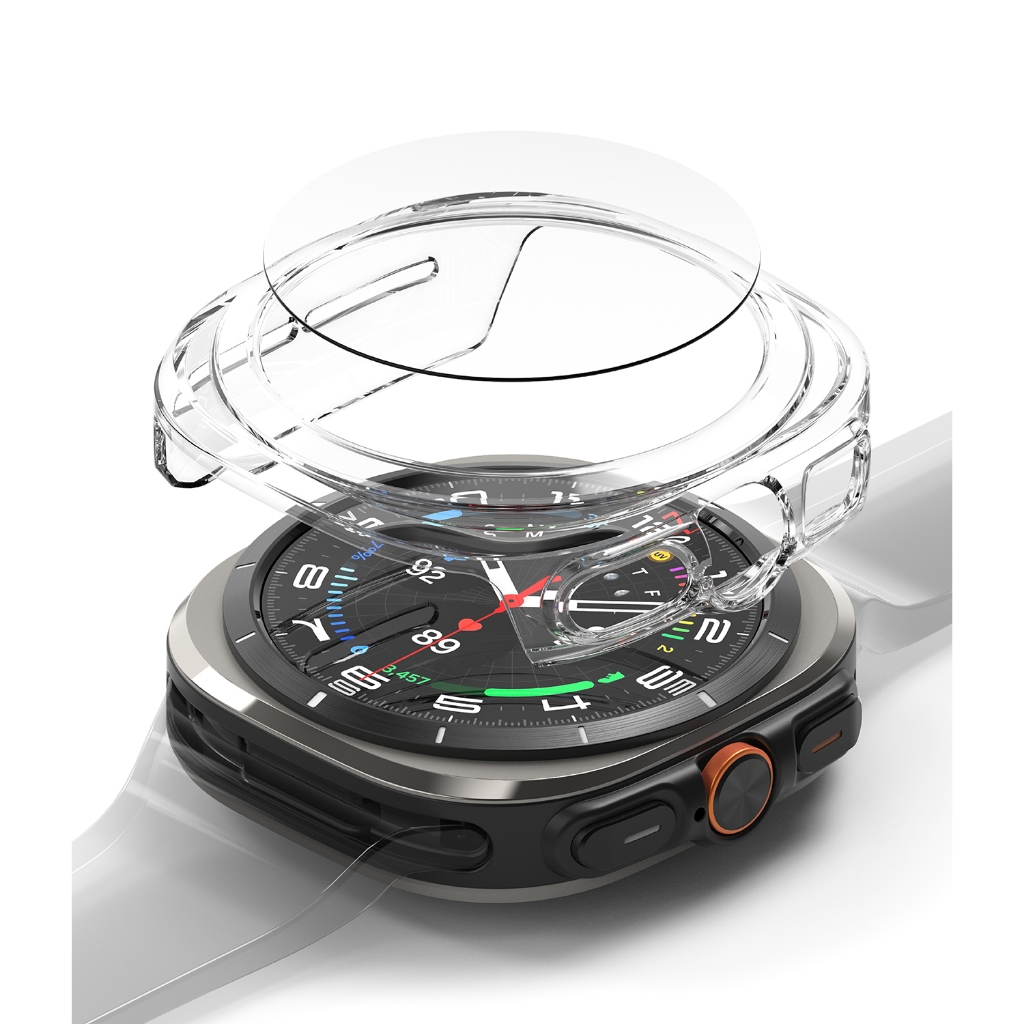 Ringke Slim & Glass สำหรับ Galaxy Watch Ultra 47mm ปกแข็งน้ำหนักเบาทนต่อการขีดข่วนพร้อมกระจกกันรอยหน้าจอ