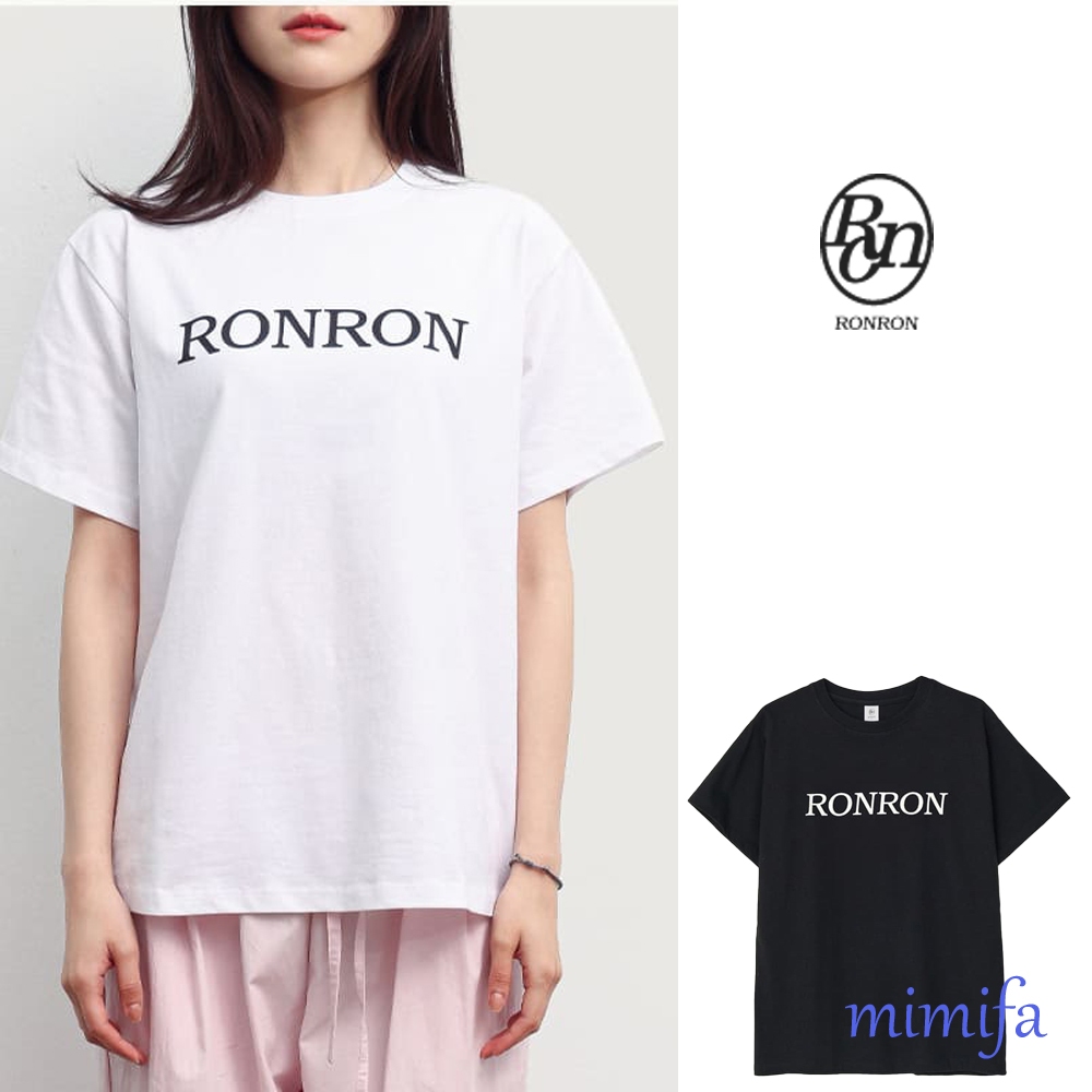 Ronron RONRON LOGO BASIC FIT เสื้อยืด