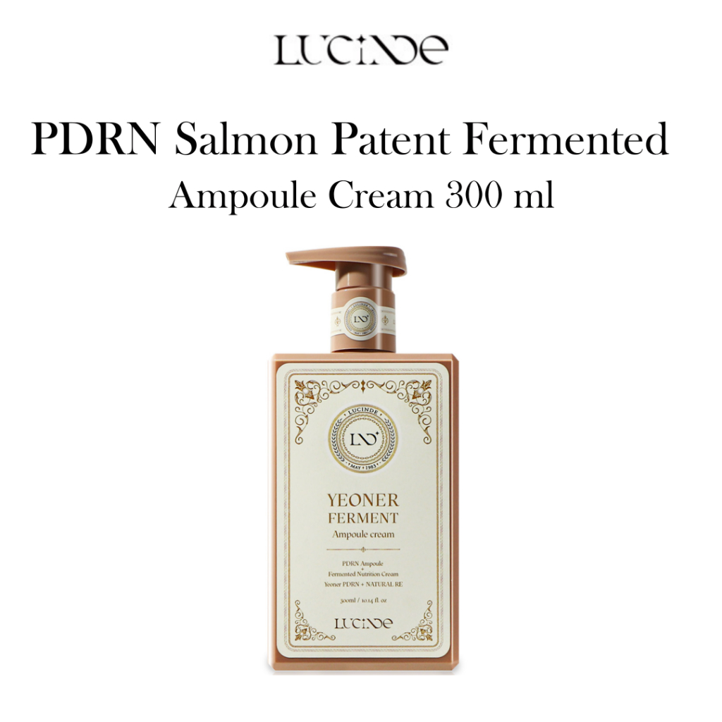 [Lucinde] Pdrn Salmon Ferment Ampoule Cream 300ml | แซลมอน PDRN คอลลาเจน รีเจนเนอเรชั่น