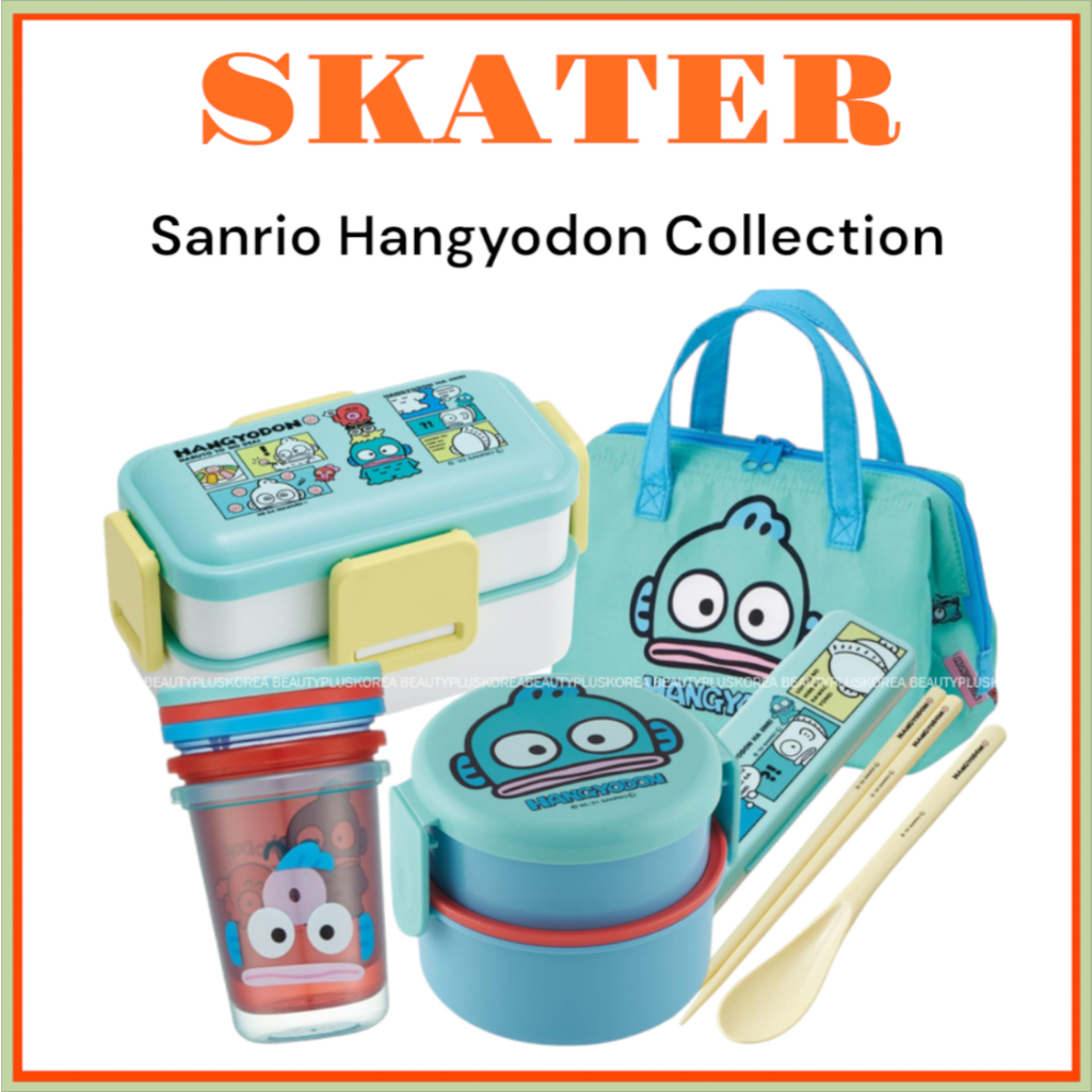 [SKATER] Sanrio Hangyodon Collection กล่องข้าว/กล่องข้าว/ถ้วยฟาง/ตะเกียบ (SIH3ST/ONWR1AG/PFLW4AG/KGA1)