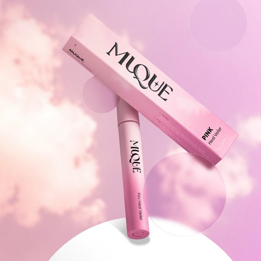 Concealer / MUQUE / Pink Heal Veiler - สีชมพูครีโอล / รักษาจุดด่างดำ