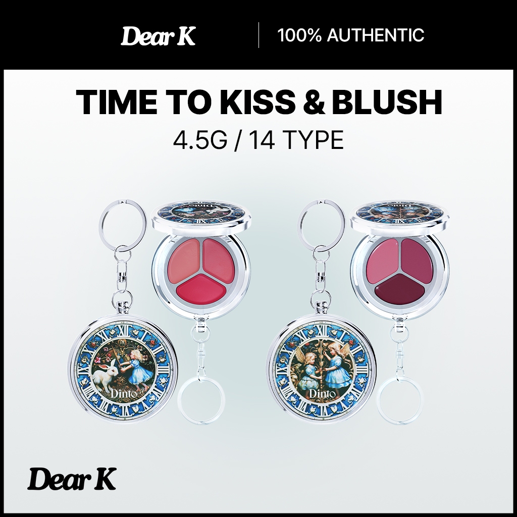 [Dinto] Time to Kiss & Blush 4.5g 14Type Lip & Cheek