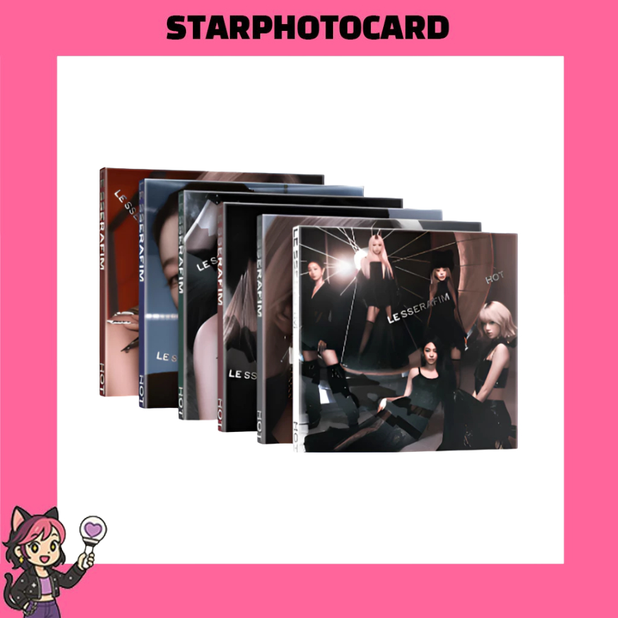 [READY STOCK] LE SSERAFIM - 5TH MINI ALBUM HOT COMPACT Ver.