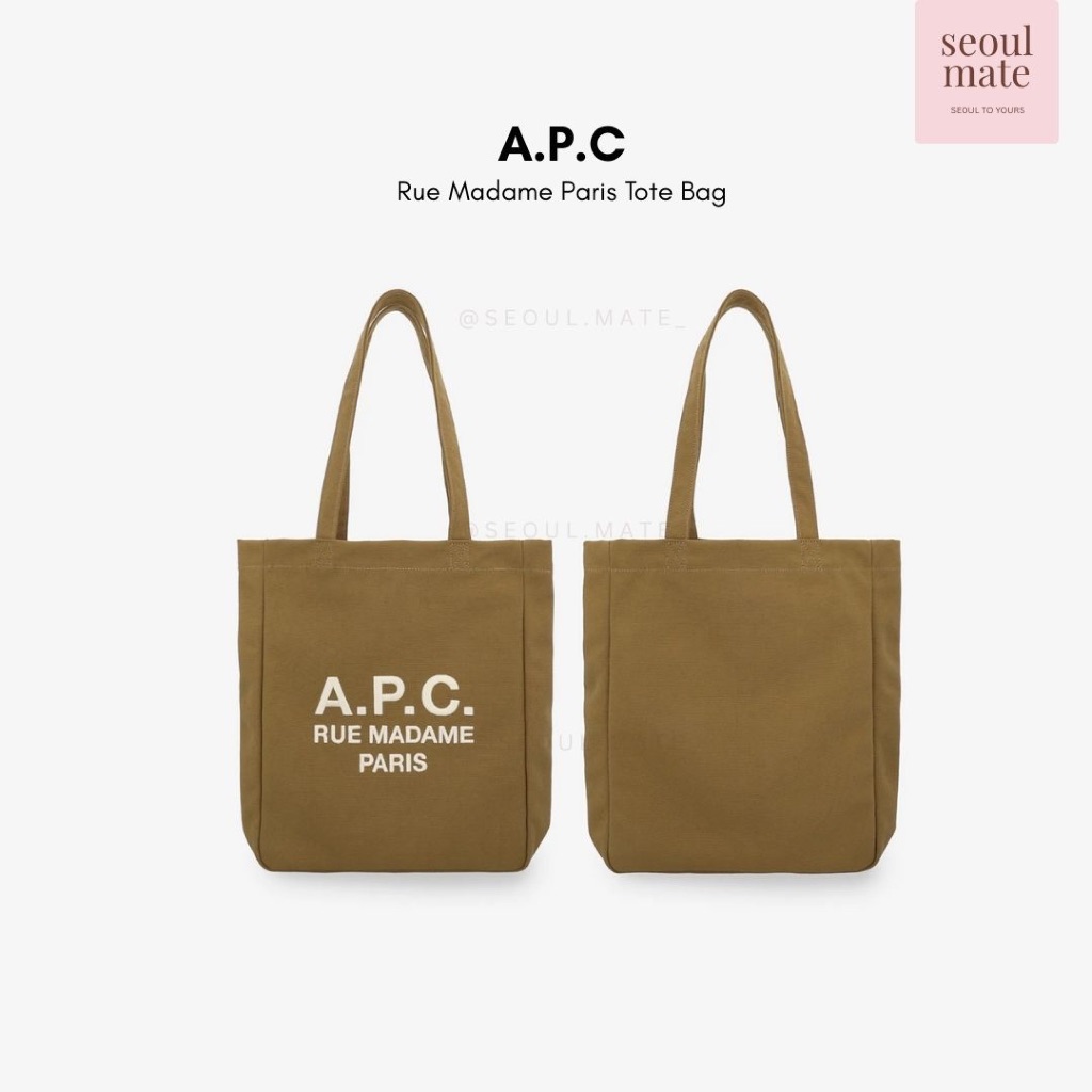 [จากเกาหลี ] APC Rue Madame Paris Tote Bag