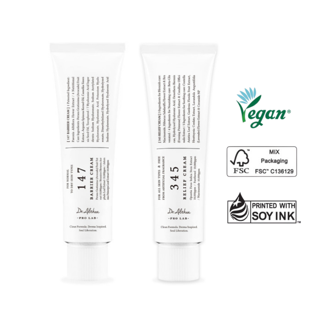 ดร. Althea Relief Cream 345 & Varrier 147 Soothing Moisturizer 50ml | สกินแคร์สําหรับผิวแพ้ง่าย ไฮเด